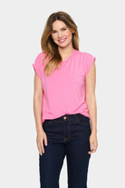 Saint Tropez Adelia T-Shirt - Pink Cosmos