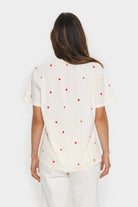 Saint Tropez Dagni Printed T-Shirt - Ice Flame Hearts