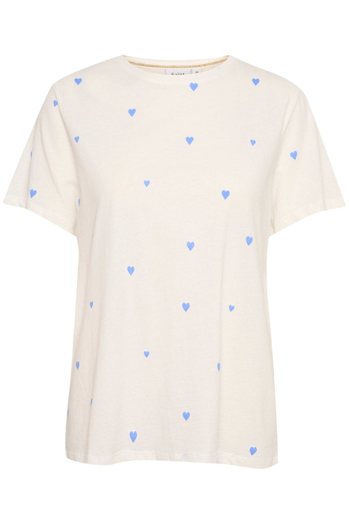 Saint Tropez Dagni Printed T-Shirt - Ultramarine Harts
