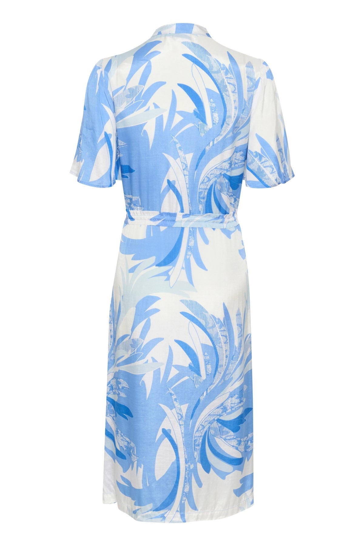 Saint Tropez Evette Printed Midi Dress - Provence Summer Leaves