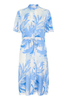 Saint Tropez Evette Printed Midi Dress - Provence Summer Leaves