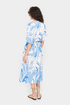 Saint Tropez Evette Printed Midi Dress - Provence Summer Leaves