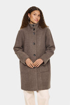 Saint Tropez Ferddy Wool Blend Coat