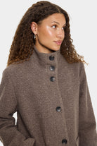 Saint Tropez Ferddy Wool Blend Coat