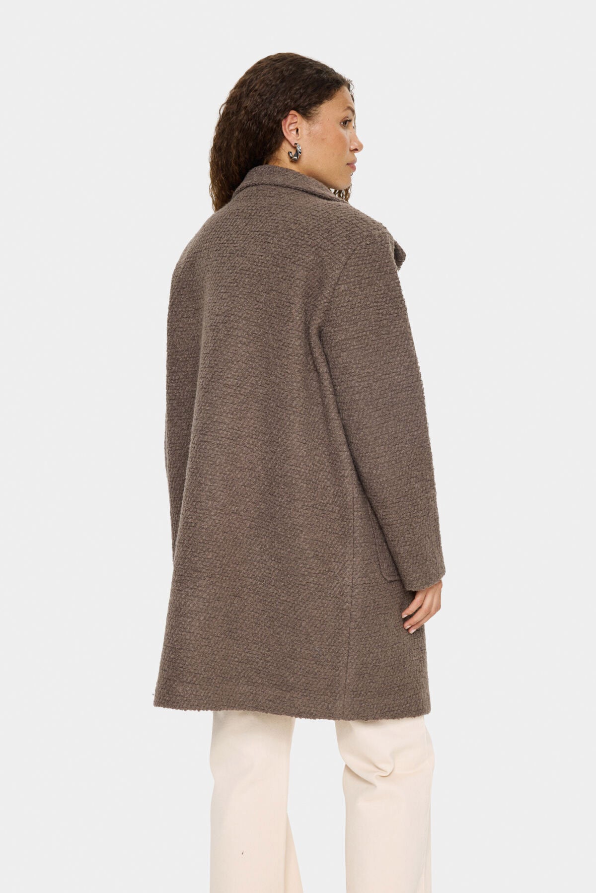 Saint Tropez Ferddy Wool Blend Coat