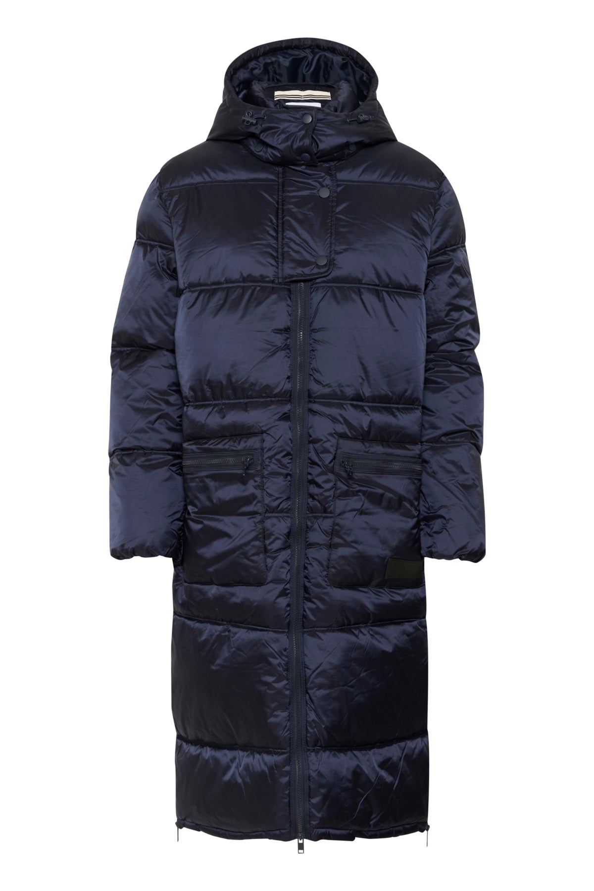 Saint Tropez Frances Longline Puffer Coat - Night Sky