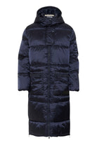 Saint Tropez Frances Longline Puffer Coat - Night Sky