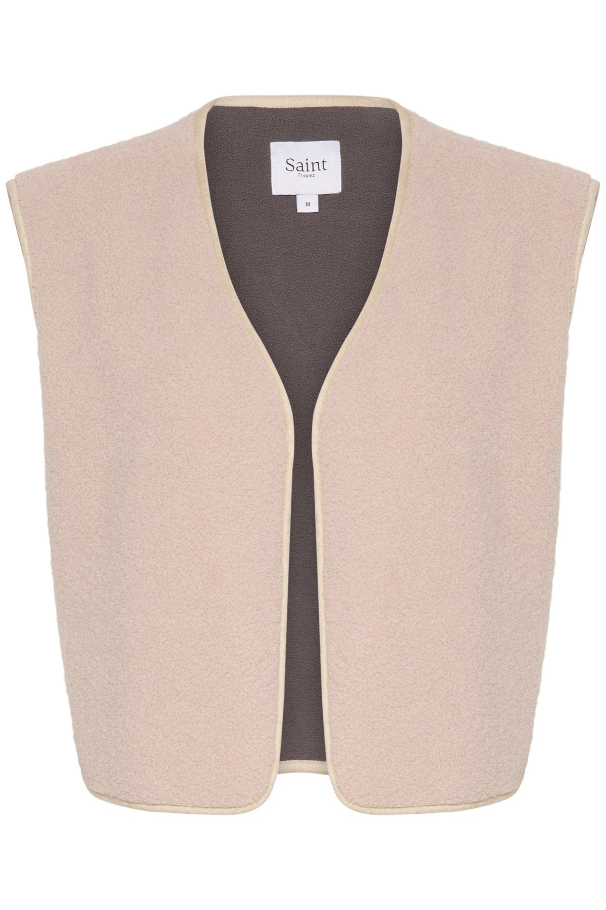 Saint Tropez Icaria Teddy Gilet - Creme