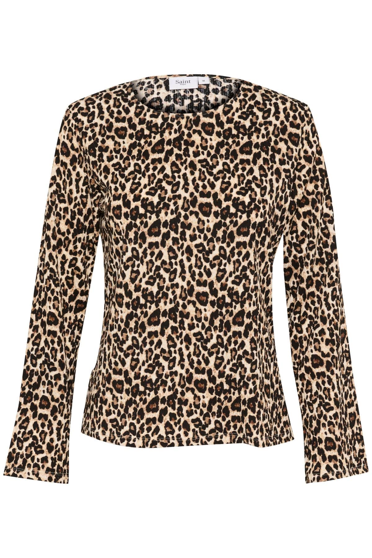 Saint Tropez Ilyssa Flared Sleeve Top - Black Reg Leo