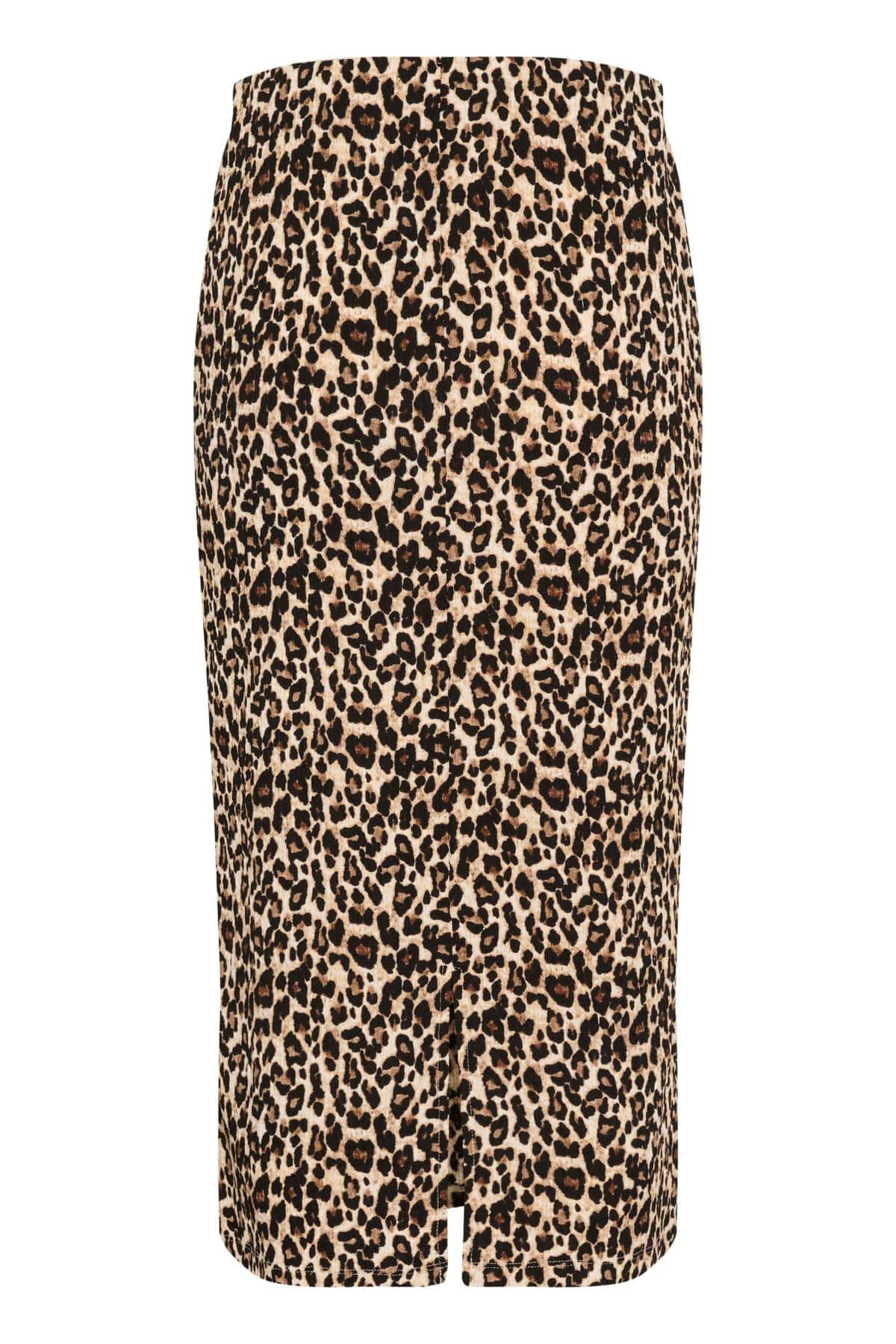 Saint Tropez Ilyssa Stretch Waist Midi Skirt - Black Reg Leo