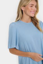 Saint Tropez Jarlien Flutter Sleeve Dress - Airy Blue