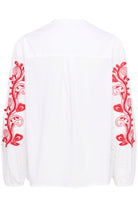 Saint Tropez Jesabel Embroidered Detail Shirt - Bright White