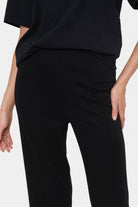 Saint Tropez Kaileen Elasticated Waist Wide Leg Trousers - Black