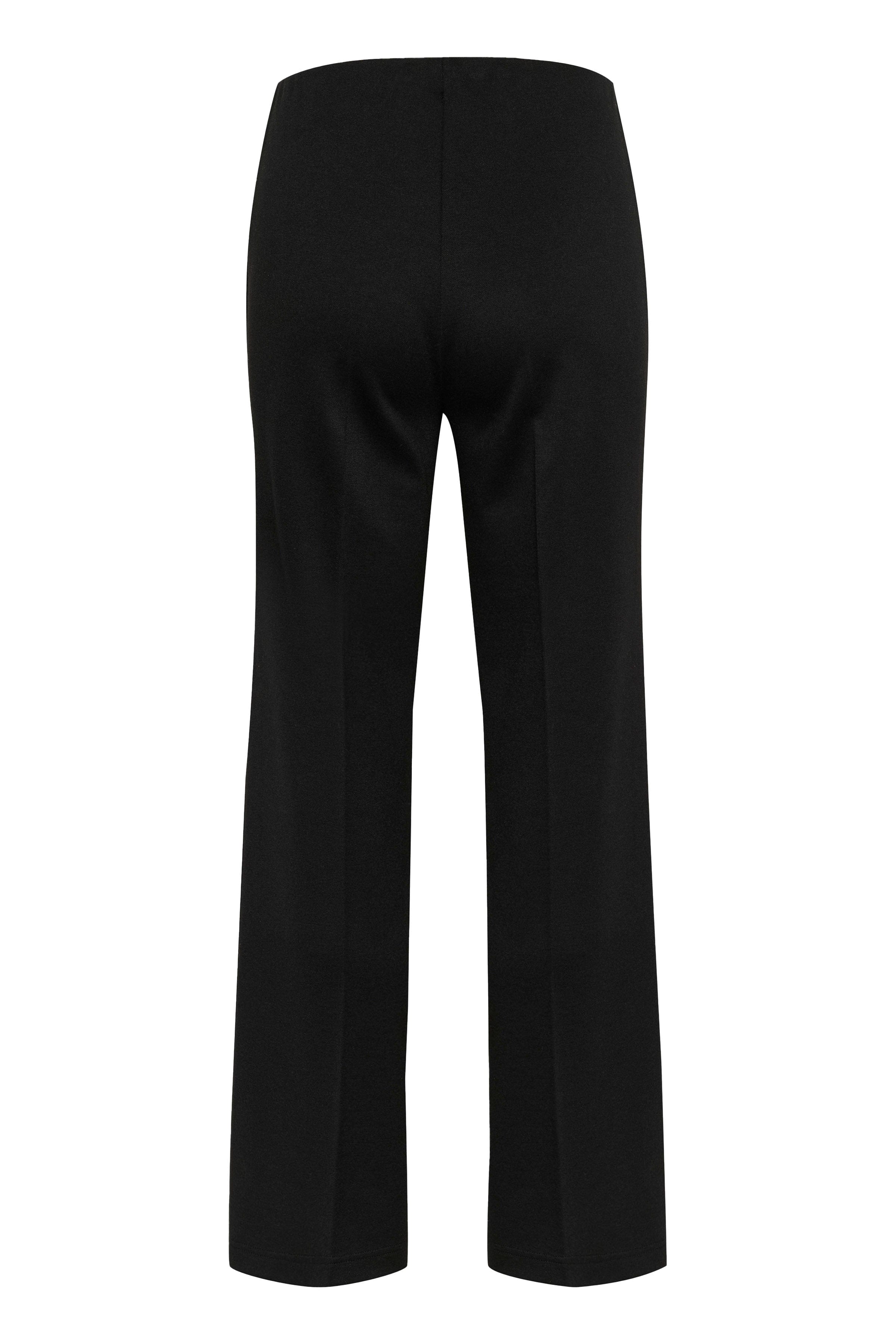 Saint Tropez Kaileen Elasticated Waist Wide Leg Trousers - Black