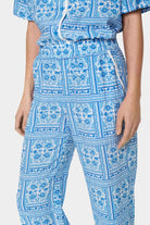 Saint Tropez Kaisa Pants - Campanula Paisley Squares