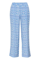 Saint Tropez Kaisa Pants - Campanula Paisley Squares