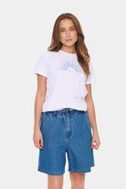 Saint Tropez Kanva T-Shirt - Campanula