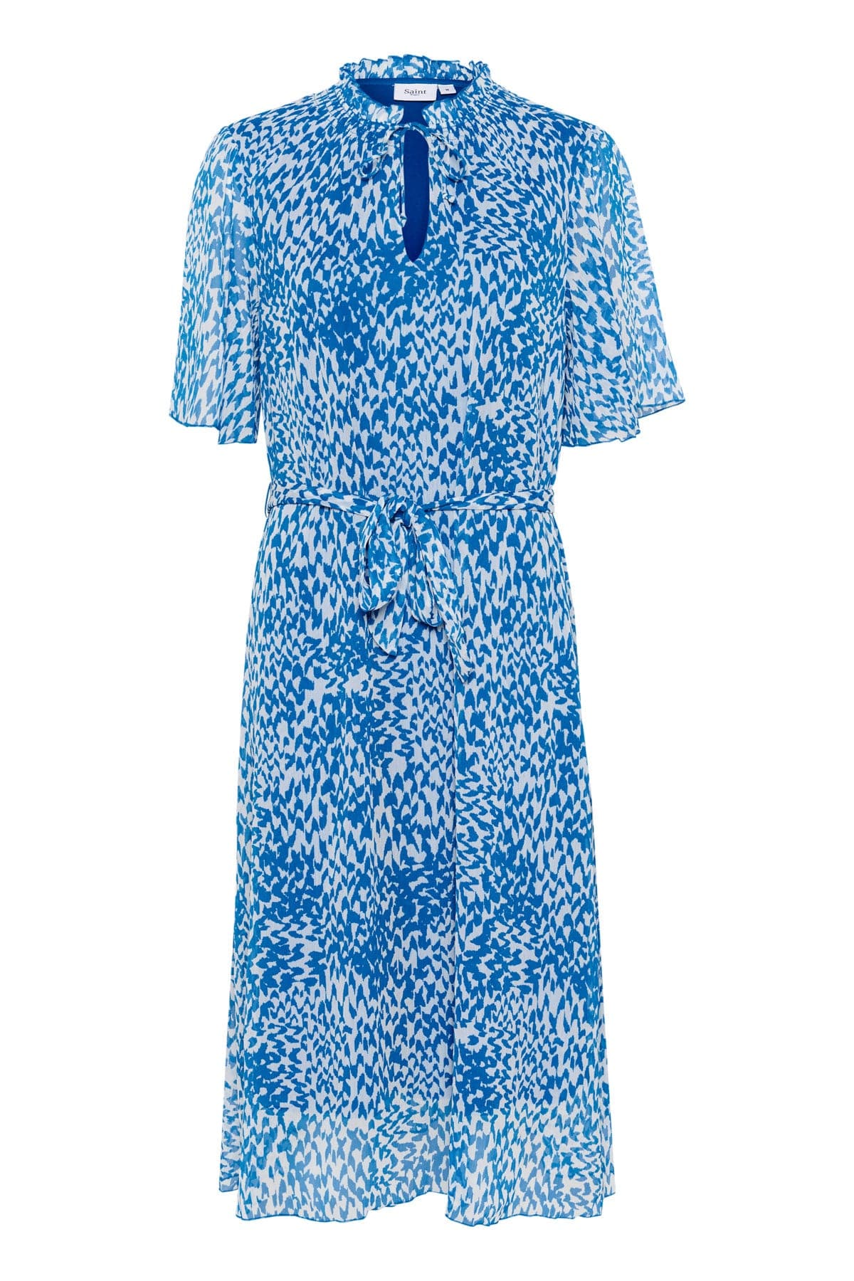 Saint Tropez Kesia Printed Dress - Campanula Soft Zigzag