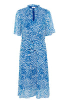 Saint Tropez Kesia Printed Dress - Campanula Soft Zigzag