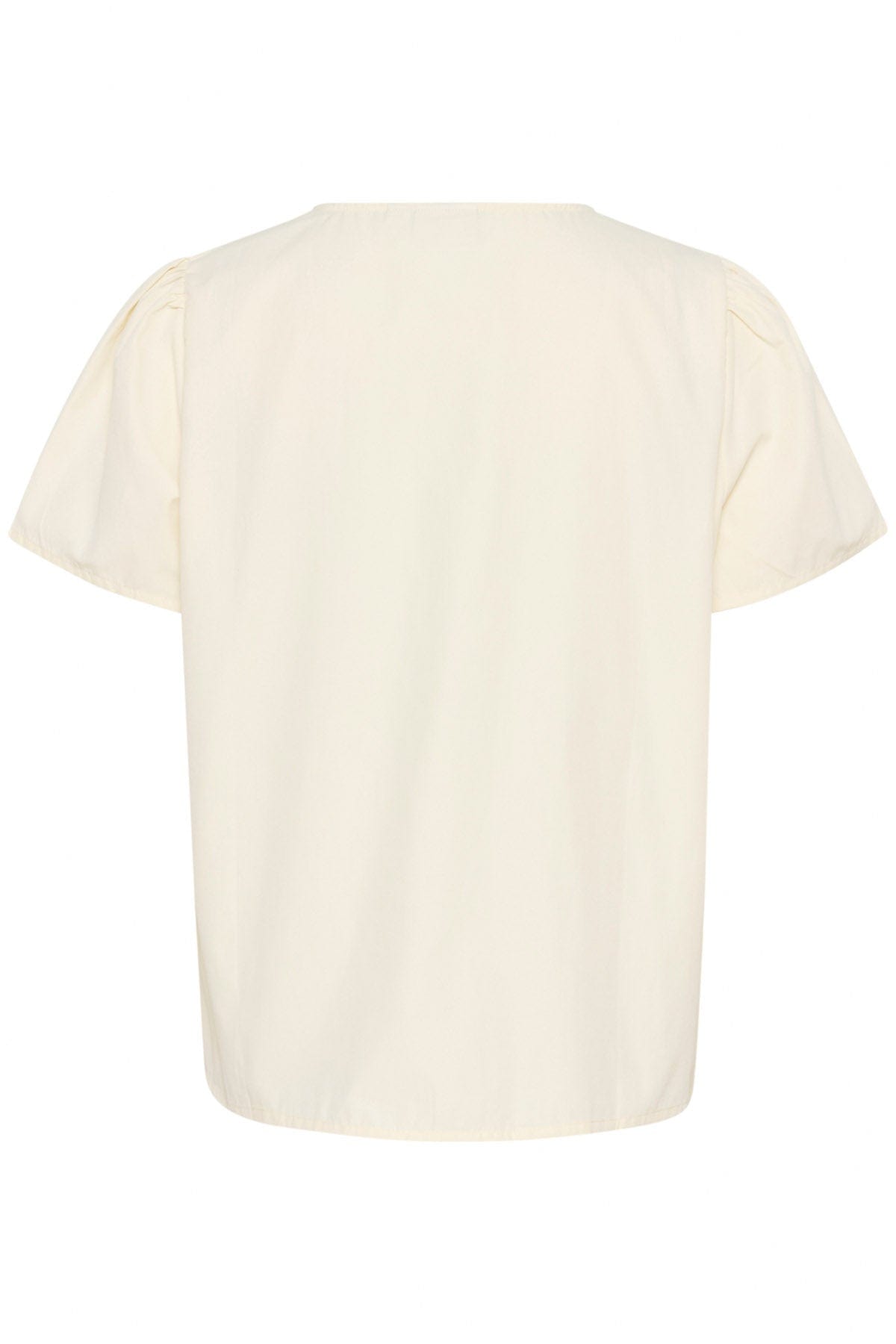 Saint Tropez Kitty Tie Detail Blouse - Winter White