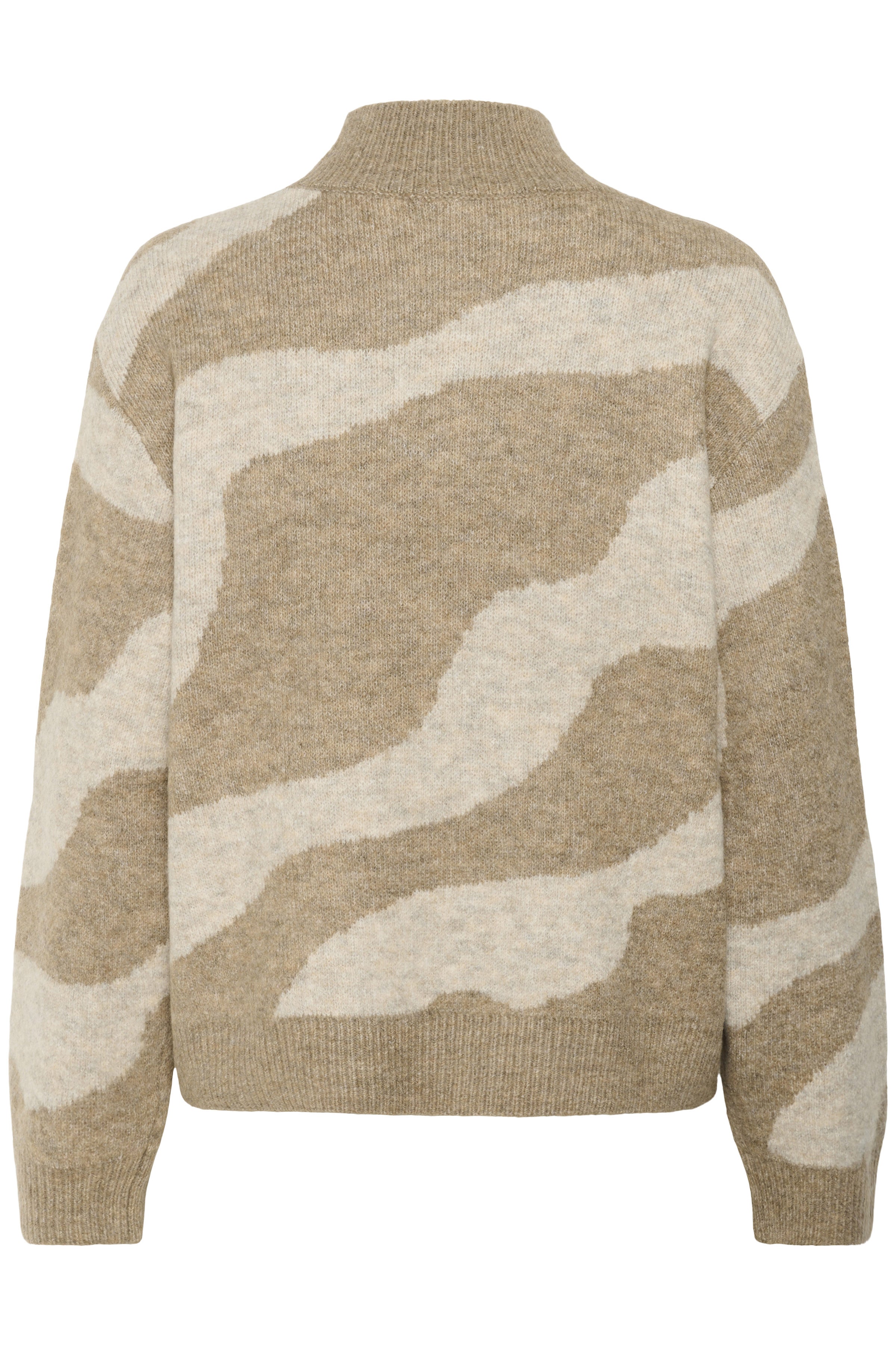 Saint Tropez Mallie Patterned Jumper - Tiger's Eye