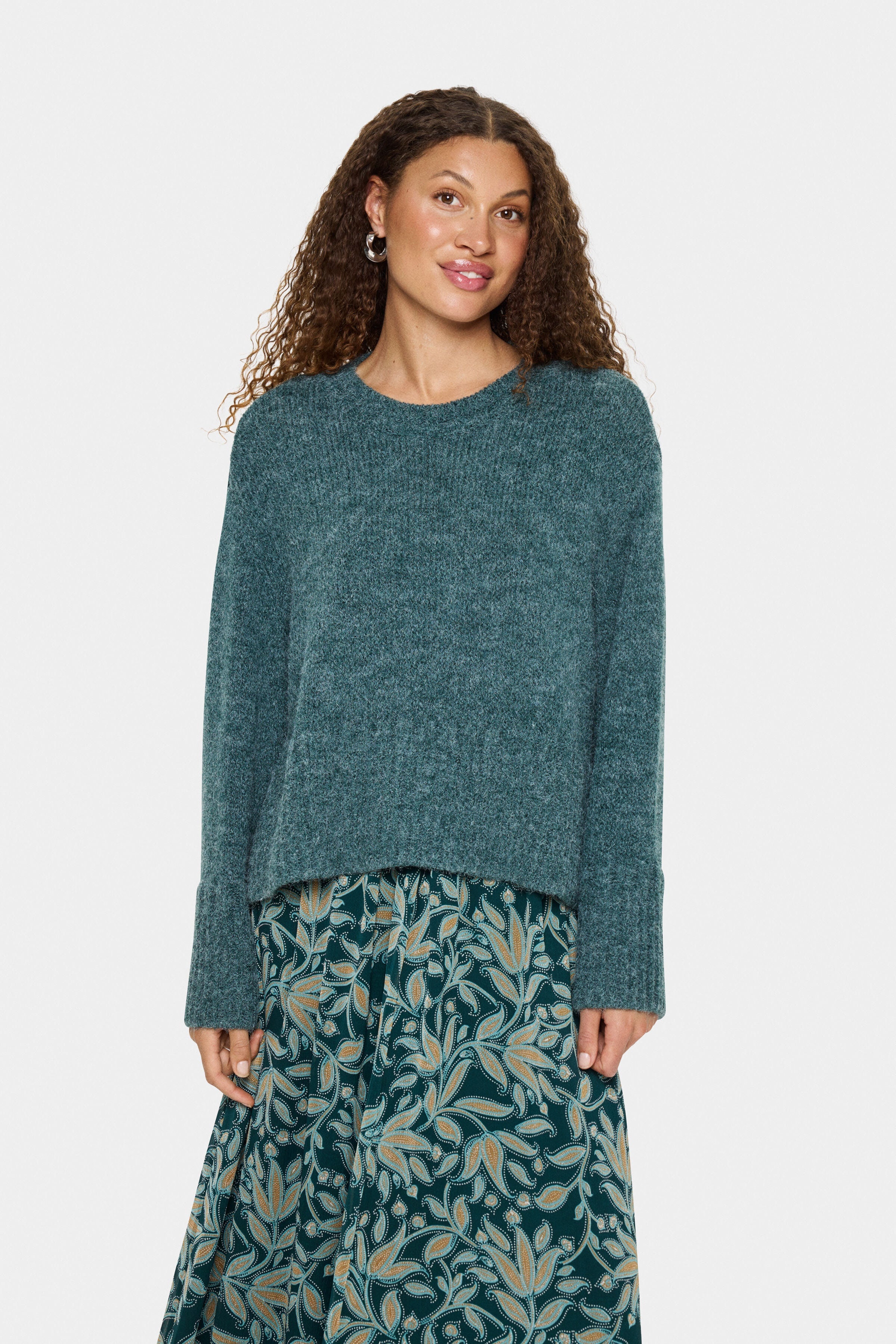 Saint Tropez Mallory Jumper - June Bug Melange