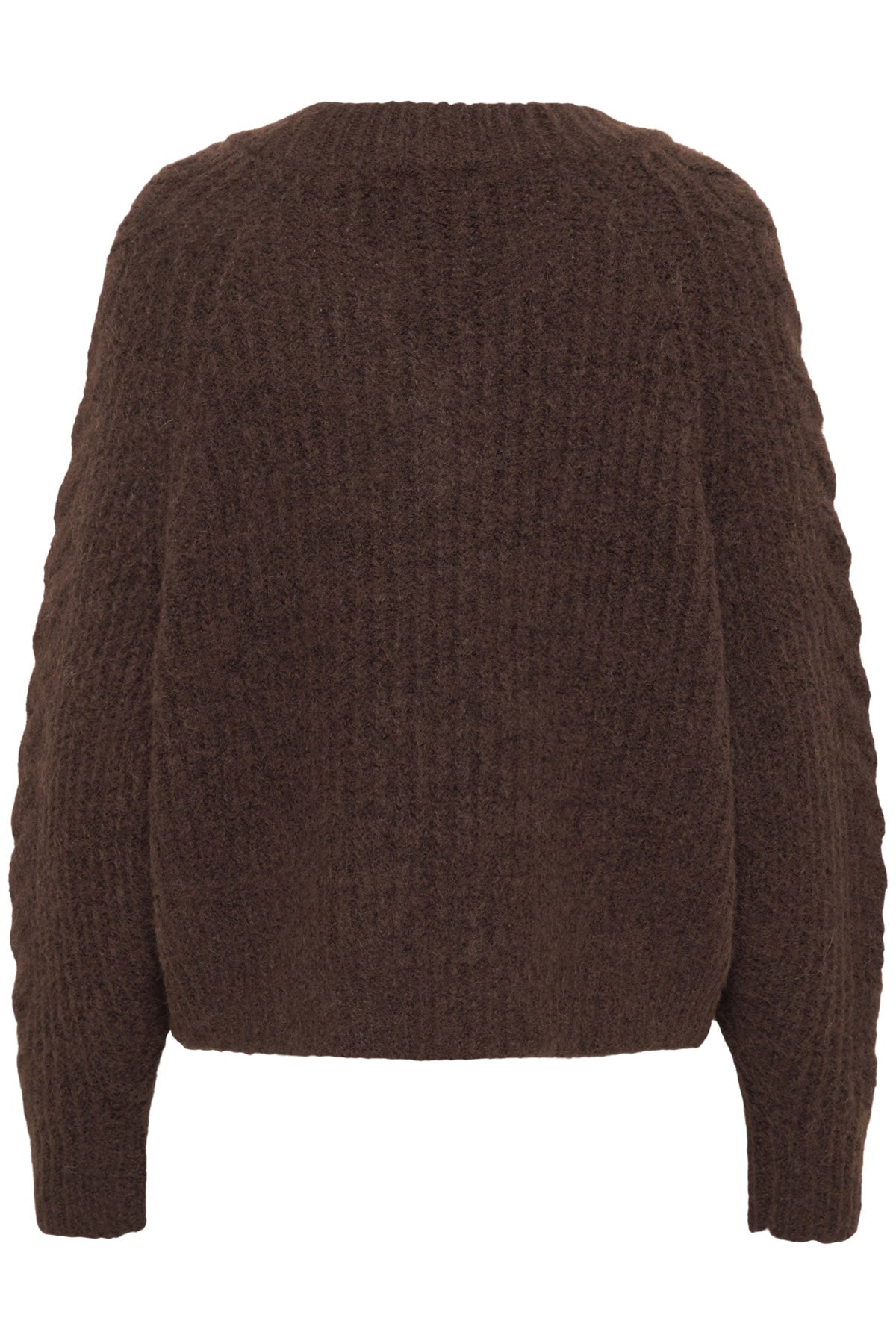 Saint Tropez Manda Cable Detail Jumper - Fondue Fudge Melange