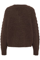Saint Tropez Manda Cable Detail Jumper - Fondue Fudge Melange