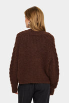 Saint Tropez Manda Cable Detail Jumper - Fondue Fudge Melange
