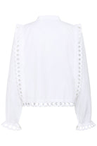 Saint Tropez Marlee Broderie Anglaise Shirt - Bright White