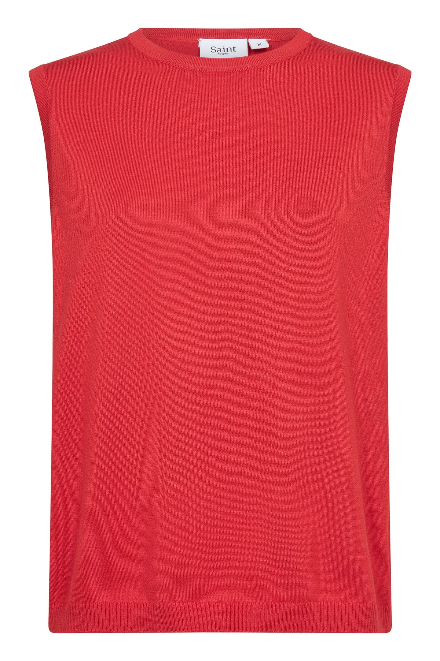 Saint Tropez Mila Knitted Vest - Flame Scarlet