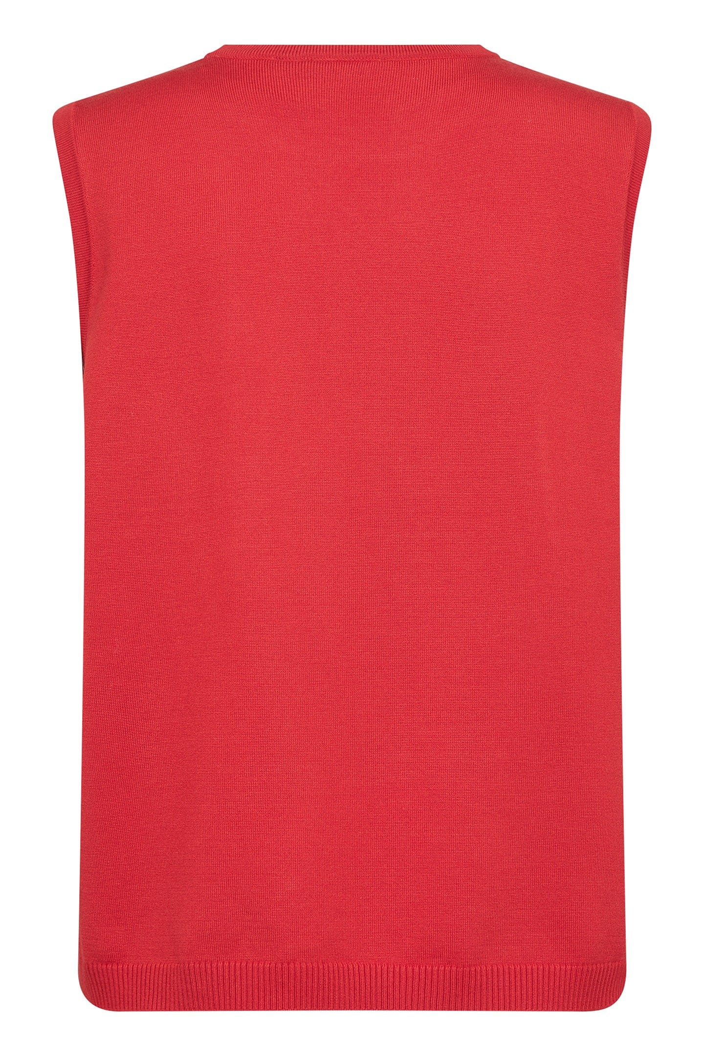Saint Tropez Mila Knitted Vest - Flame Scarlet