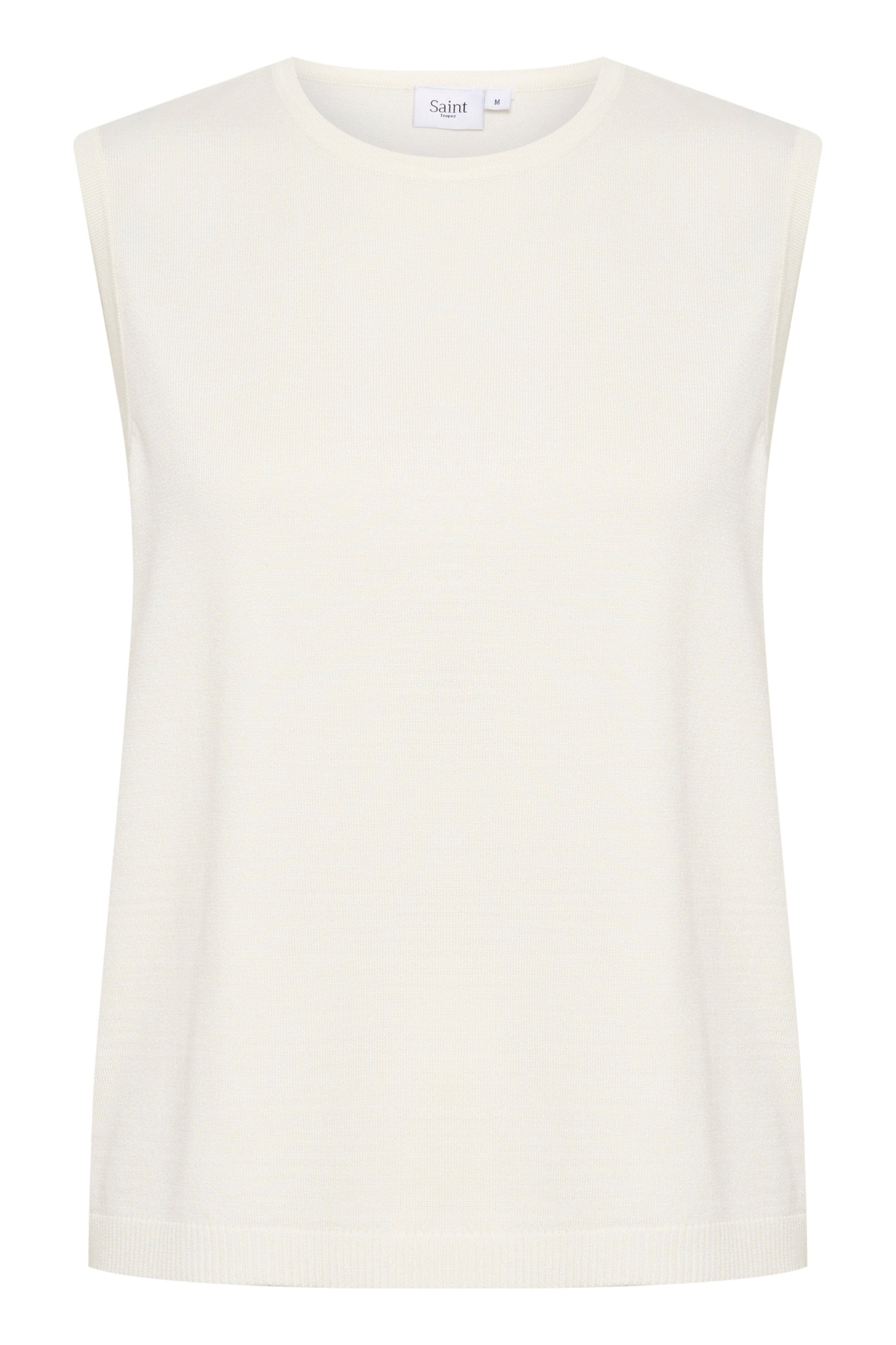 Saint Tropez Mila Knitted Vest - Ice