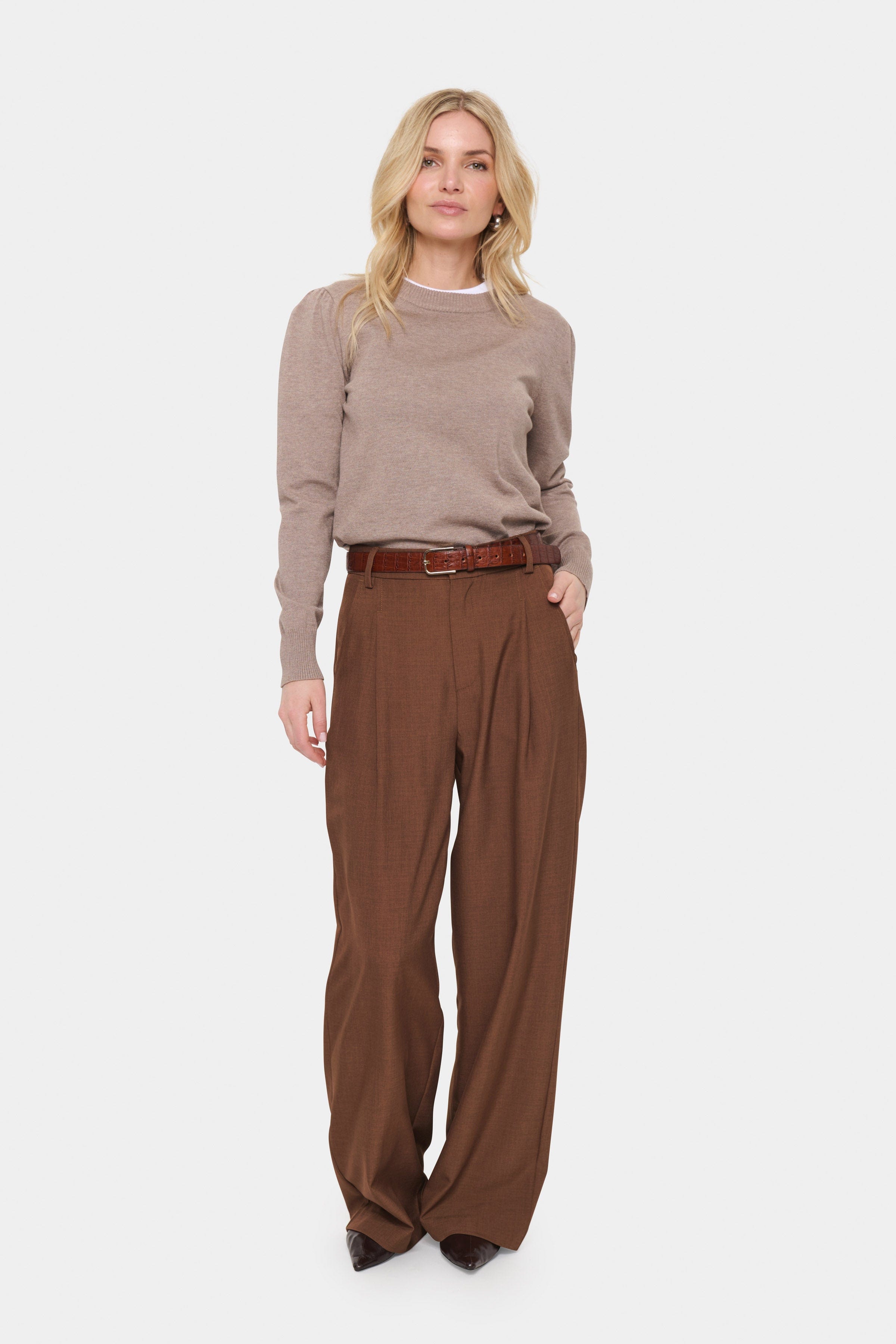 Saint Tropez Mila Pullover - Atmos Melange