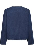 Saint Tropez Oivy Denim Jacket - Medium Blue Denim