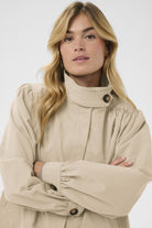 Saint Tropez Olina Cropped Jacket - Oxford Tan