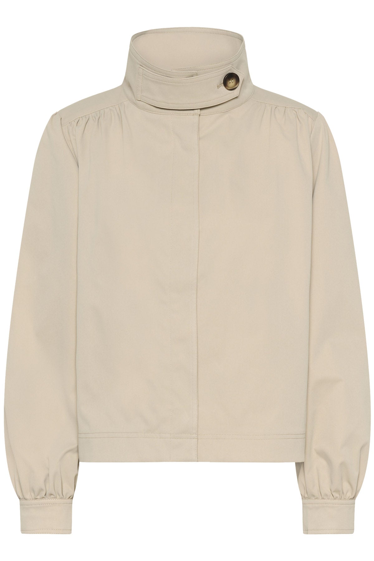 Saint Tropez Olina Cropped Jacket - Oxford Tan