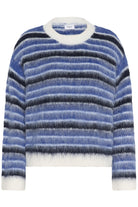 Saint Tropez Olma Striped Jumper - K.Blue Ice Navy Stripes