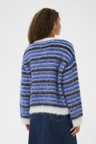 Saint Tropez Olma Striped Jumper - K.Blue Ice Navy Stripes