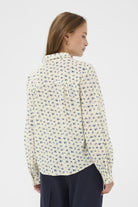 Saint Tropez Omelia Floral Shirt - Turtledove Mini Floral