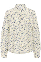 Saint Tropez Omelia Floral Shirt - Turtledove Mini Floral