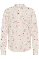 Saint Tropez Ponyo Cupid Printed Shirt - Ice Red Mon Amour