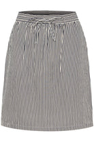 Saint Tropez Zalinda Cotton Stripe Skirt - Ice Nightsky Stripe