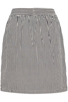 Saint Tropez Zalinda Cotton Stripe Skirt - Ice Nightsky Stripe