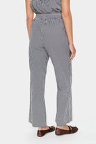 Saint Tropez Zalinda Cotton Stripe Trousers - Ice Nightsky Stripe