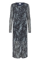 Saint Tropez Zulvir Mesh Midi Dress - Nightsky Spotty Animal