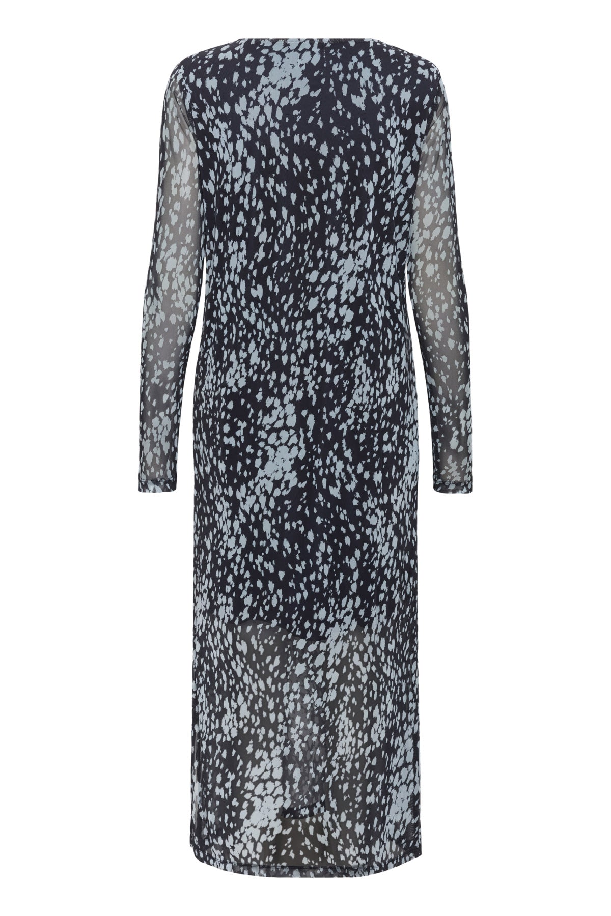 Saint Tropez Zulvir Mesh Midi Dress - Nightsky Spotty Animal