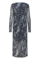 Saint Tropez Zulvir Mesh Midi Dress - Nightsky Spotty Animal