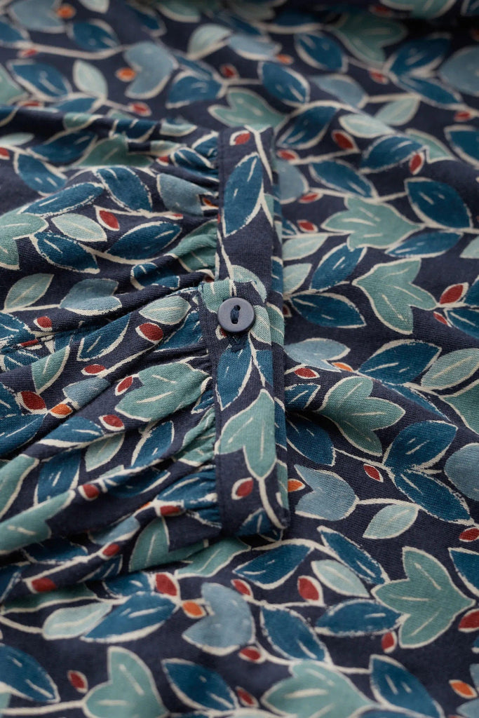Seasalt 3/4 Sleeve Embrace Shirt - Wax Glaze Tulips Maritime