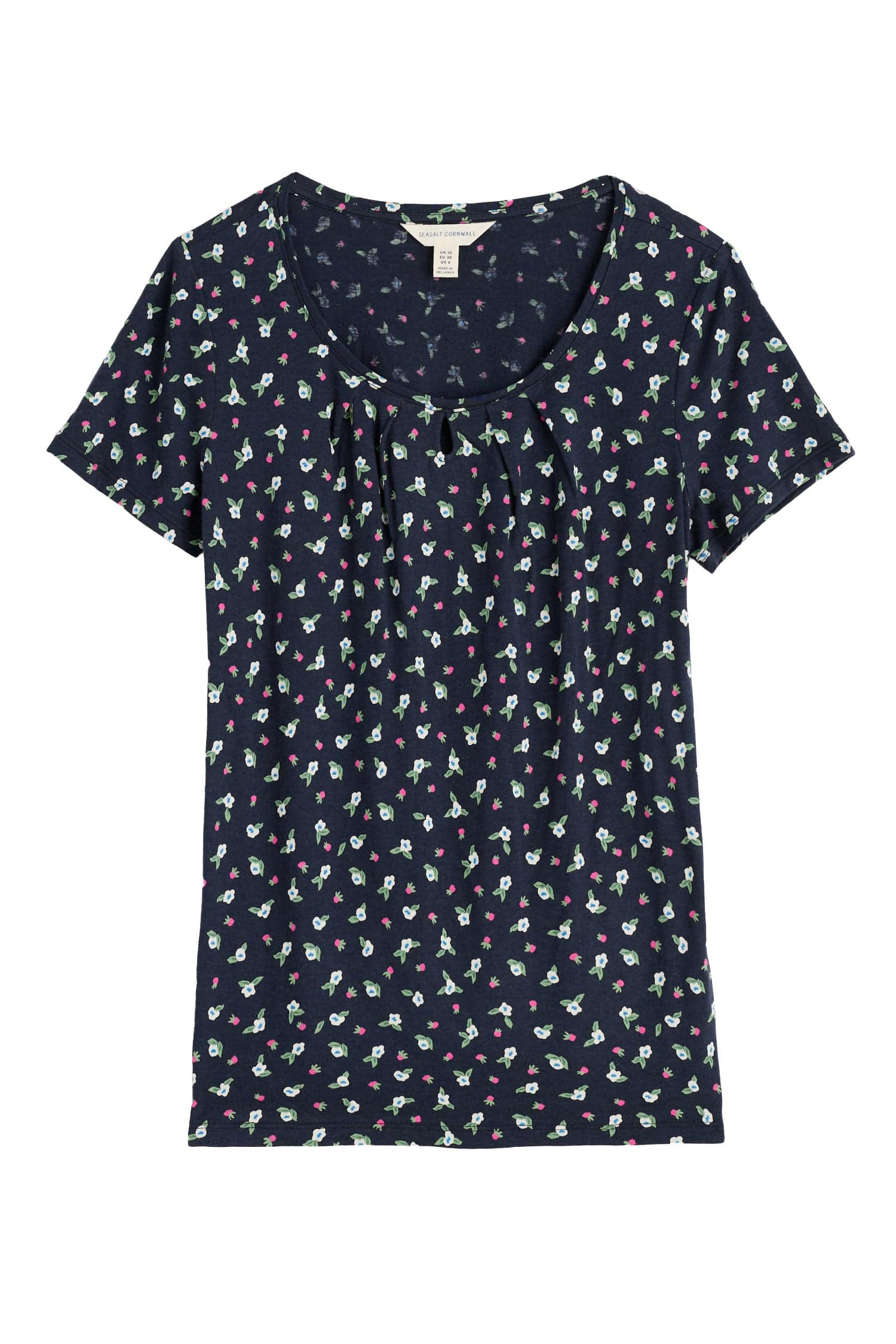 Seasalt Appletree T-Shirt - Bud Flower Maritime